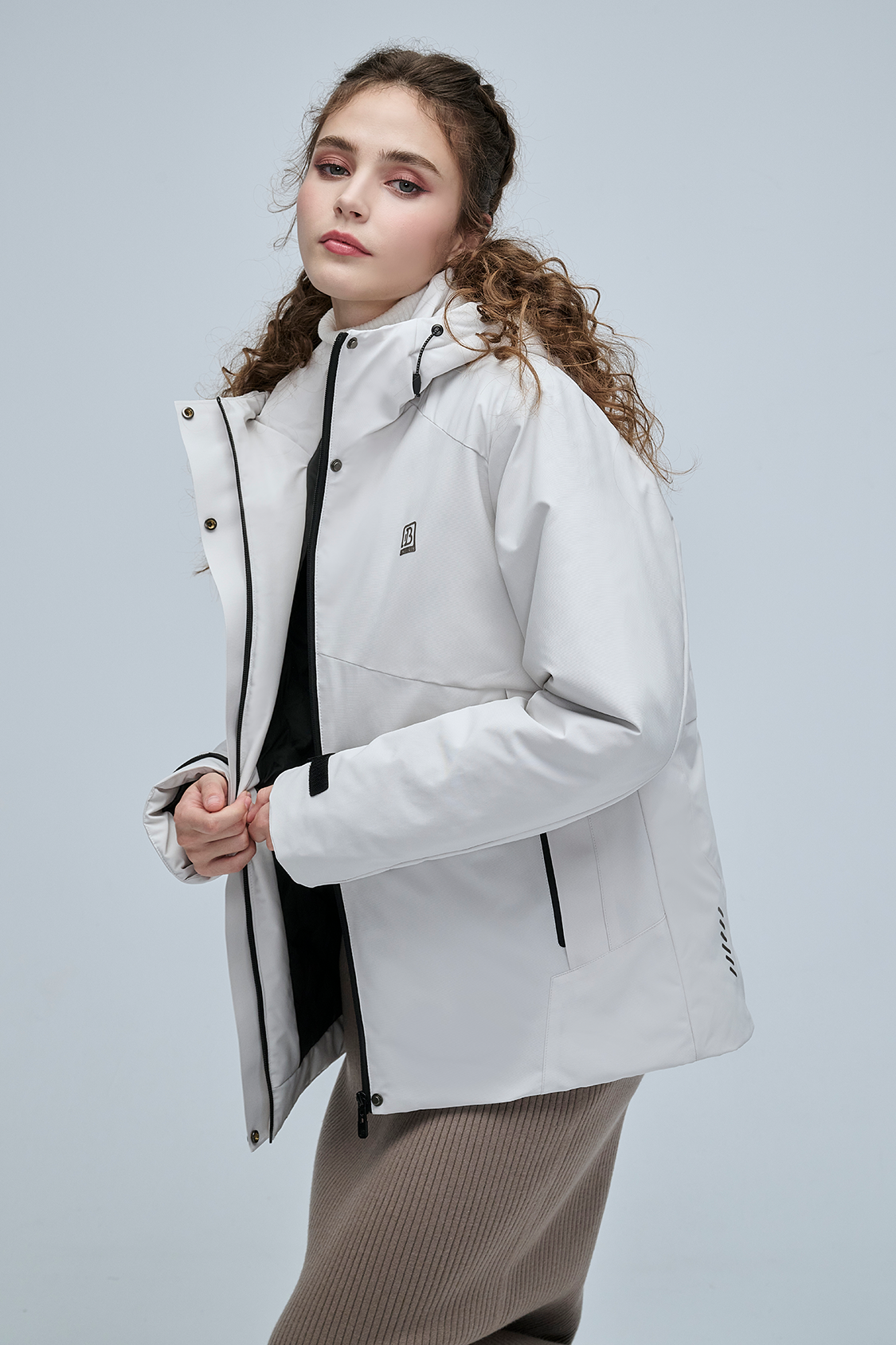 Advanced Thermal Waterproof Functional Jacket with Space Cotton for Women