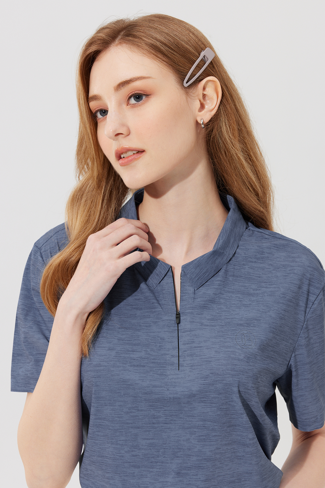 Ice-Tech Seamless Heat-Pressed Polo Shirt For Women