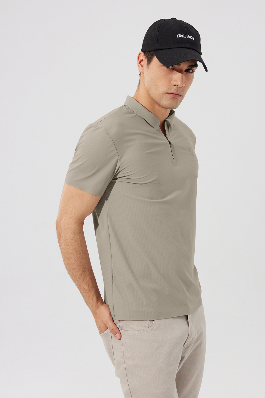 Ice-Tech Seamless Heat-Pressed Polo Shirt For Men